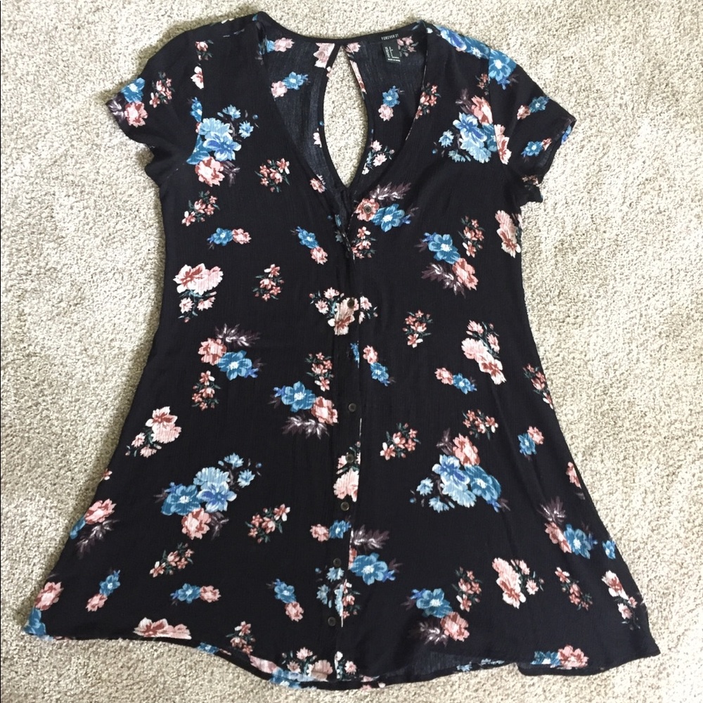Floral swing dress